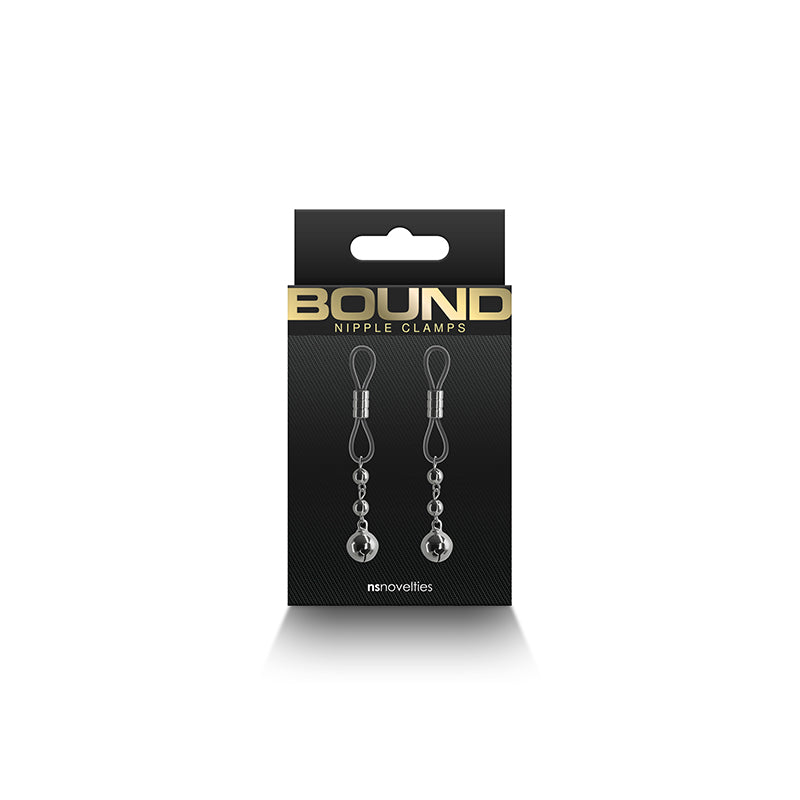 Bound Nipple Clamps: D1 Black