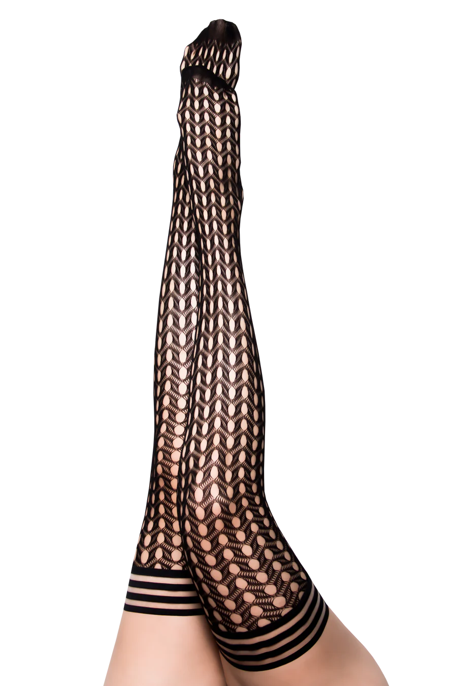 Mimi Circle Net Thigh High