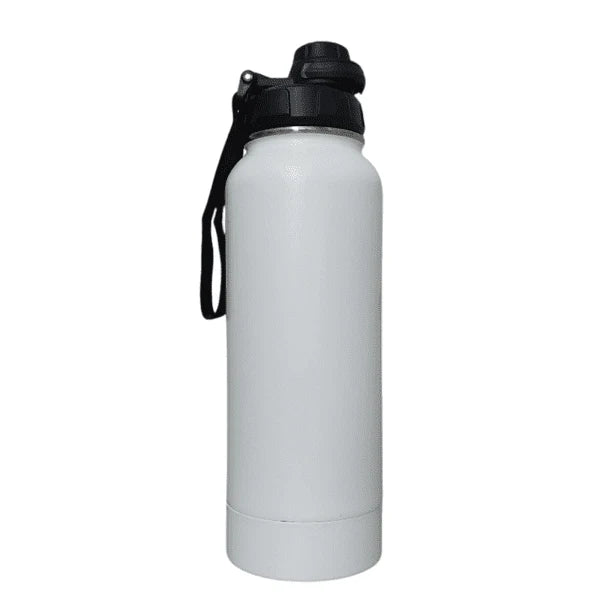 720ml Thick Thermos w/ Hidden Stash (White)