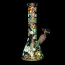 10" Cheech & Chong Tie Dye Glow Bong