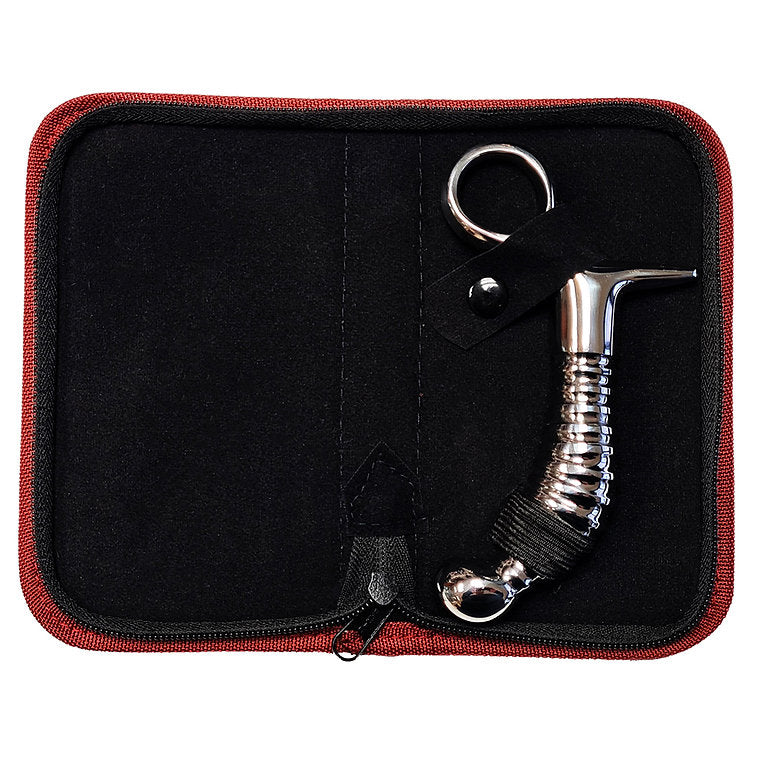 Rouge Stainless Steel Ribbed Anal Plug