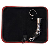 Rouge Stainless Steel Ribbed Anal Plug