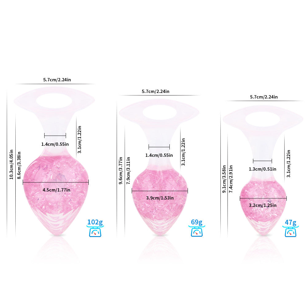 Luxe Prism Anal Plug - Medium - Pink