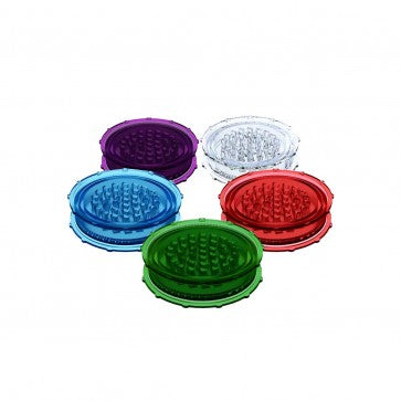 Grinder: 2pc 3" Plastic-Assorted Colours