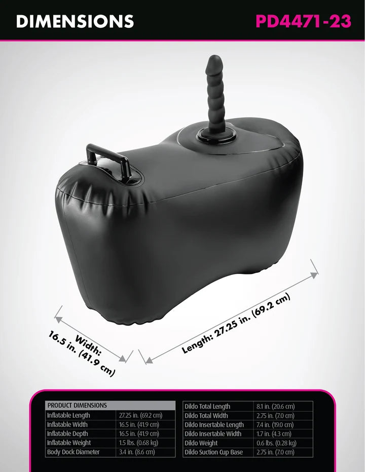 Fetish Fantasy Body Dock Inflatable Love Seat