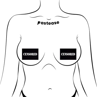 Pasties: Black Censored Bar