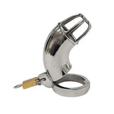 Rouge Stainless Steel Cock Cage w/Lock