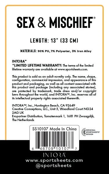 Sex & Mischief Lace Spanker