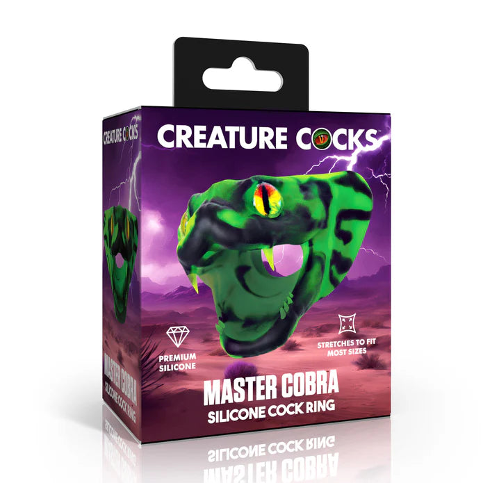 Creature Cocks Master Cobra Cockring - Green