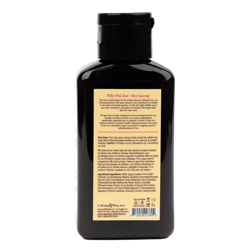 Earthly Body at Night Bubble Bath-Wild Pink Rose 2oz