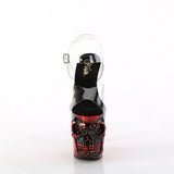Shoe: 8" Bone Heel w/LED Ankle Strap