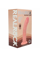 RealRock Dual Density Curved Dong - 8" White