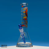 Castle Glass: 14" Retro Robot  (9mm Thick)