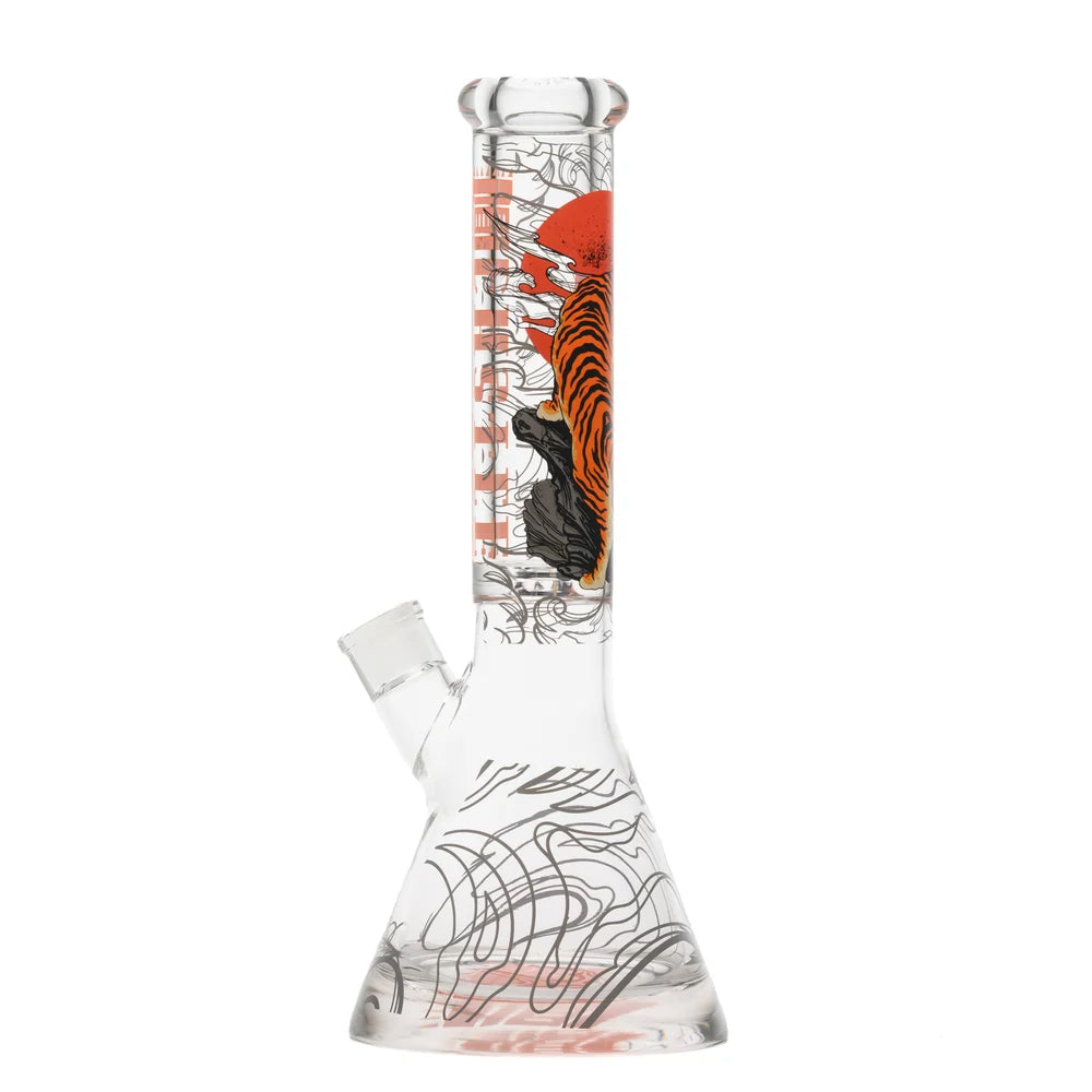 Castle Glass: 14" Tiger Moon (9mm Thick)