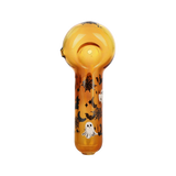Pulsar: 4.5" Halloween Spoons (Amber Webs - Glow In The Dark)