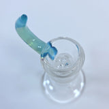 DiscoBox: Clear Bowl w/ Horn (18mm - Baby Blue)