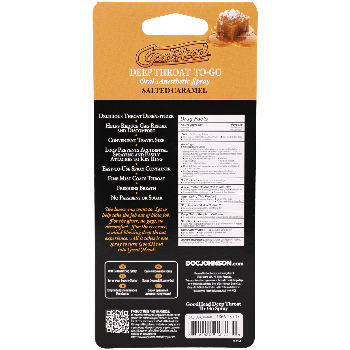 Deep Throat Spray - Salted Caramel