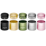 Ongrok: 5pc 3" Toothless Petal Grinder with Storage (Rose Gold)