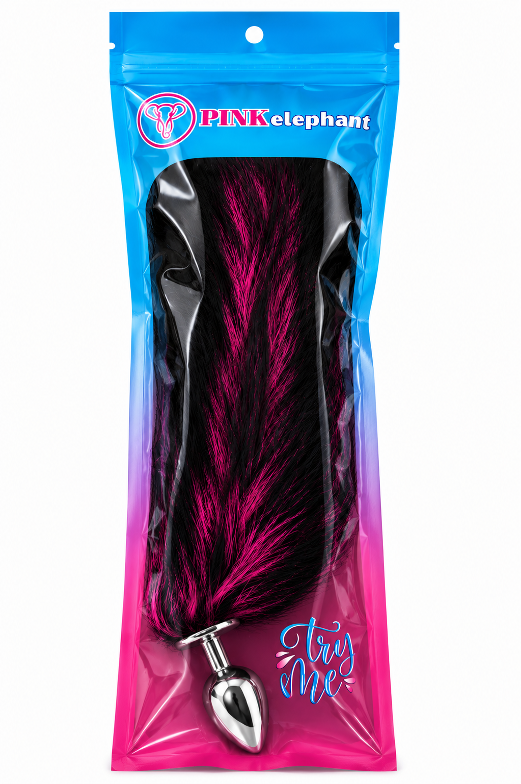 Fox Tail - Medium - Pink