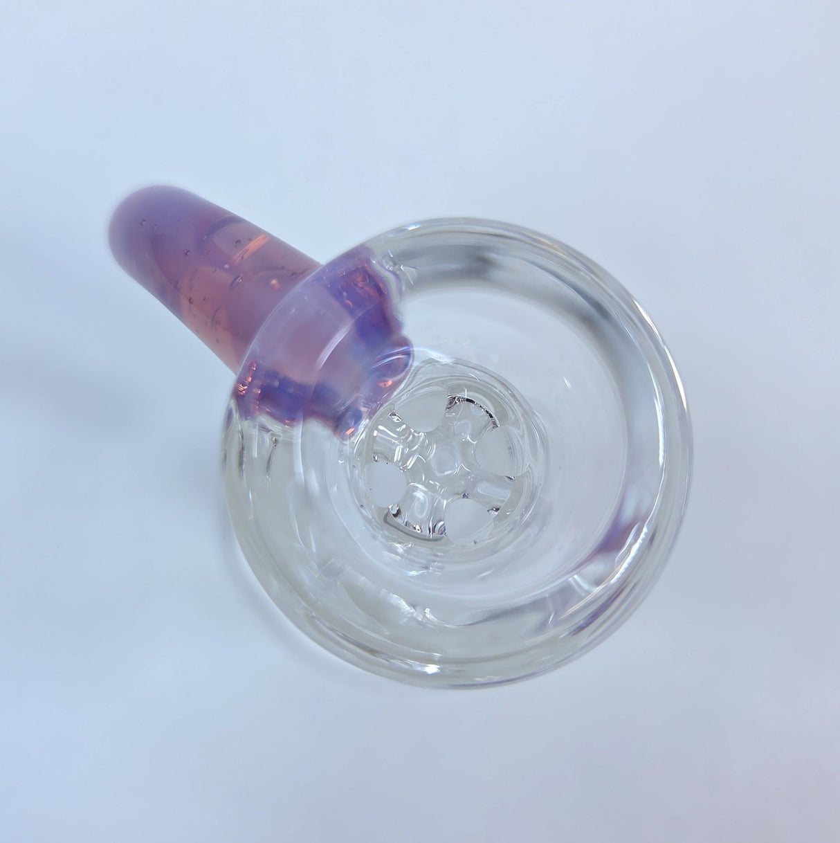 DiscoBox: Clear Bowl w/ Horn (18mm - Purple Down)
