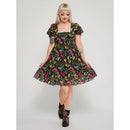 Deadly Beauties Puff Dress Large