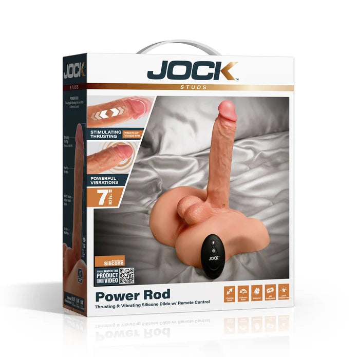 JOCK Studs Power Rod Thrusting & Vibrating Dildo