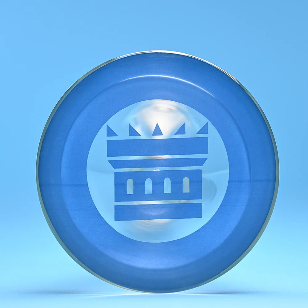 Castle Glass: 18" Standard Color Block (9mm Thick - Blue)