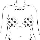 Pasties: White Crossbone