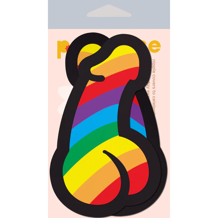 Pasties: Rainbow Pride Dick