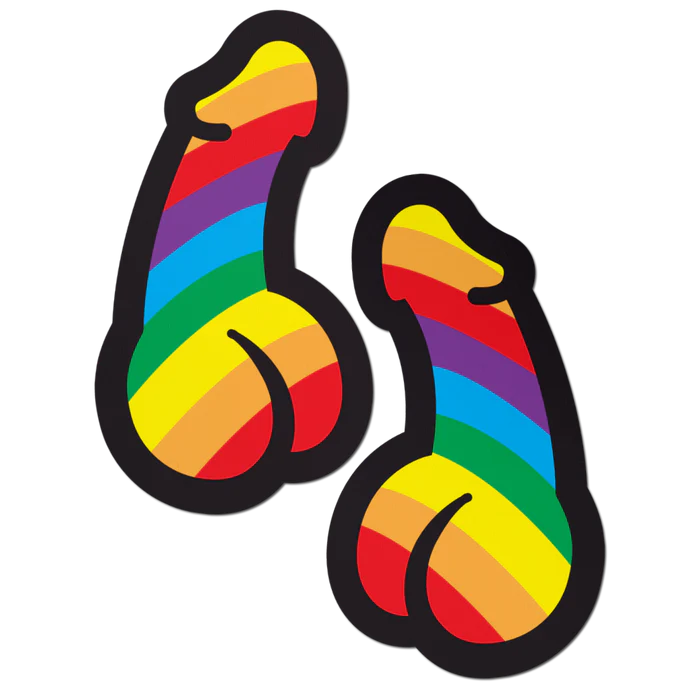Pasties: Rainbow Pride Dick