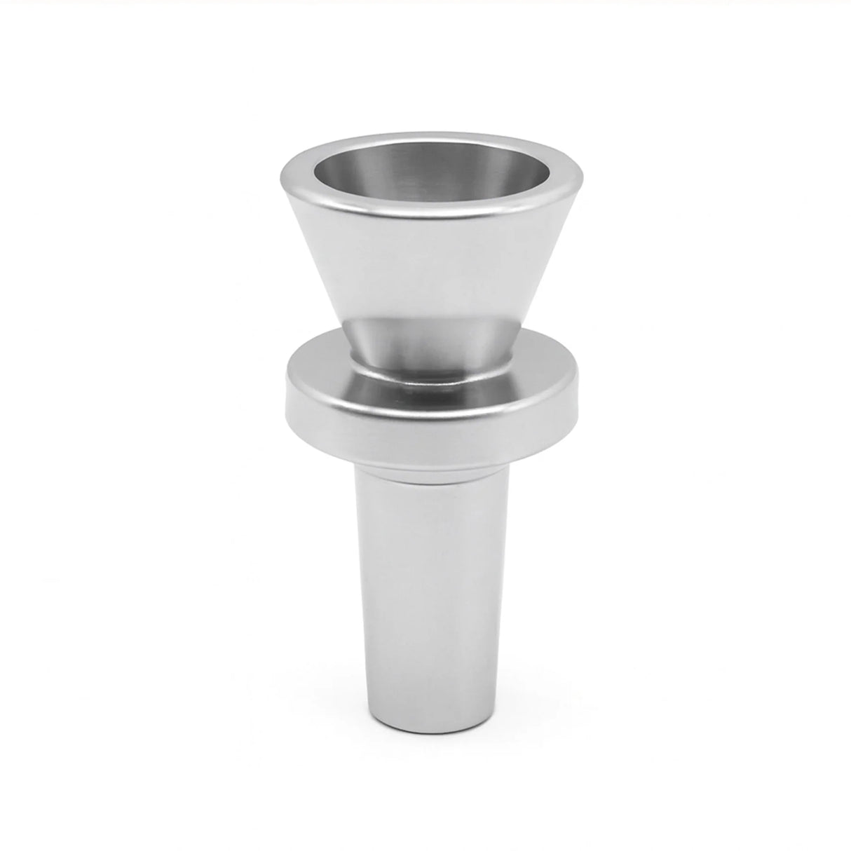Chill Steel Pipes: Dura-Bowl (14mm - Cone - Silver)
