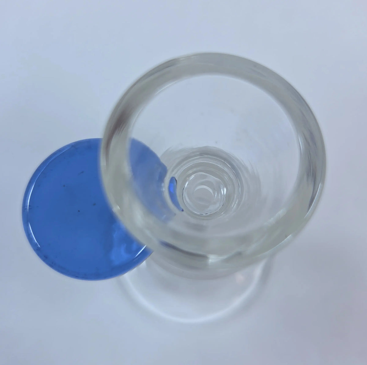 Red Eye Glass: Paddle Bowl (18mm - Blue)