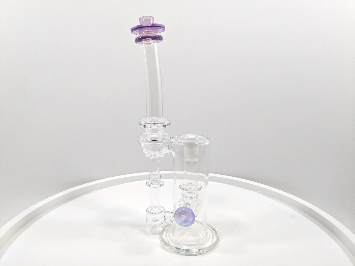DiscoBox: Tower Bubbler w/ Dump Recycler (Purple Opal)