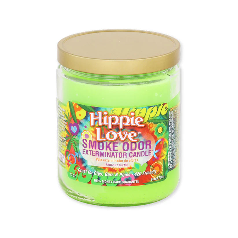 Smoke Odor: Exterminator Candle (13oz Hippie Love)