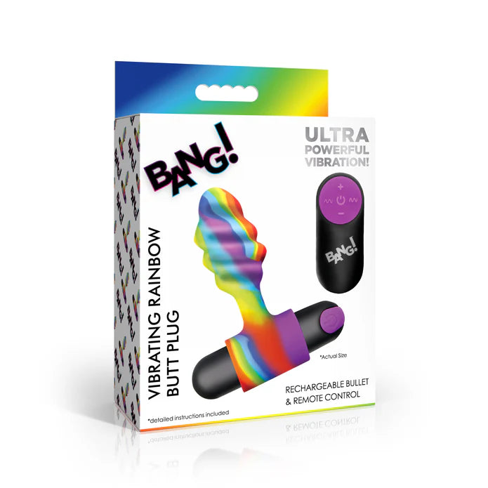 BANG! Vibrating Rainbow Plug