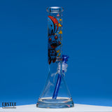 Castle Glass: 14" Retro Robot  (9mm Thick)