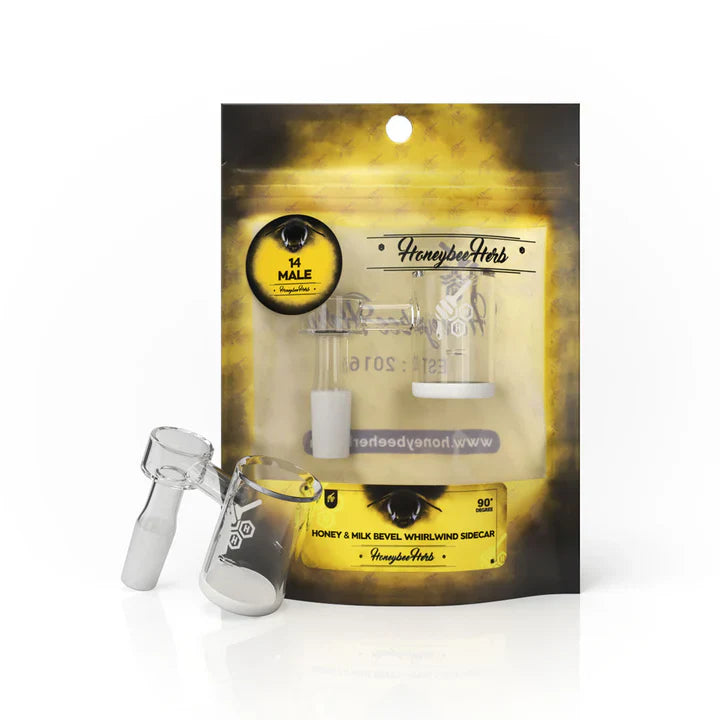 Honeybee Herb: (Yellow) Bevel Whirlwind Sidecar (14mm - 90°)