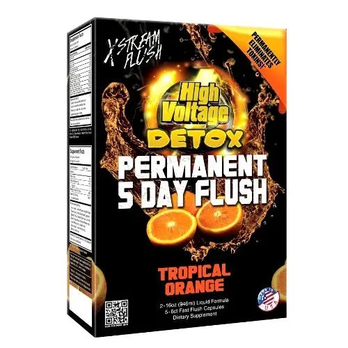 High Voltage: "Permanent 5 Day Flush" (Tropical Orange)