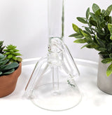 DiscoBox: Single Recycler w/ Removable Stem (14mm - Green Sparkle)