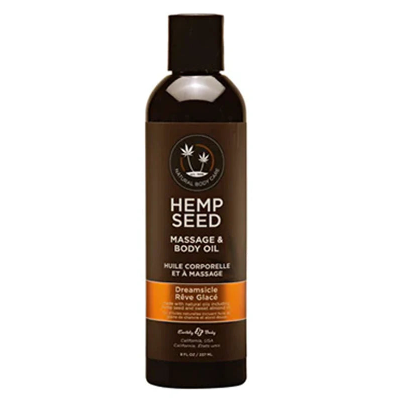 Earthly Body Hemp Massage Oil Dreamsicle