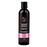 Earthly Body Hemp Massage Oil Zen Berry