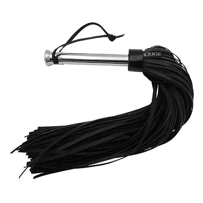 Rouge Leather Flogger w/Steel Handle