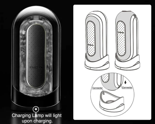 TENGA Flip Zero Vibrating - Black
