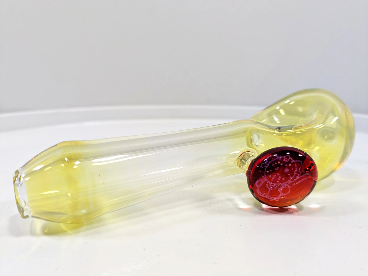 DiscoBox: Fumed Pipe w/ Image Marble "Hello Killy"
