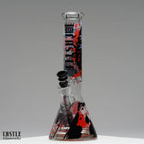 Castle Glass: 14" Bleeding Raven (9mm Thick)