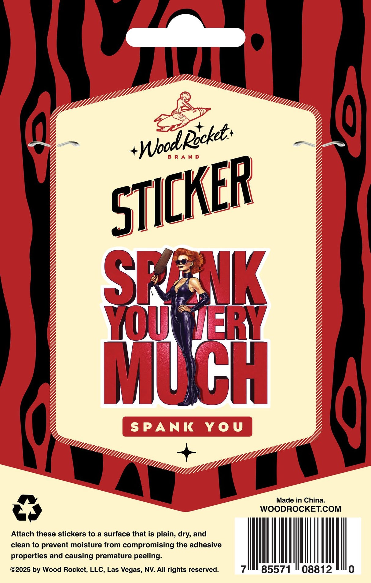 Sticker: Spank You Very Much