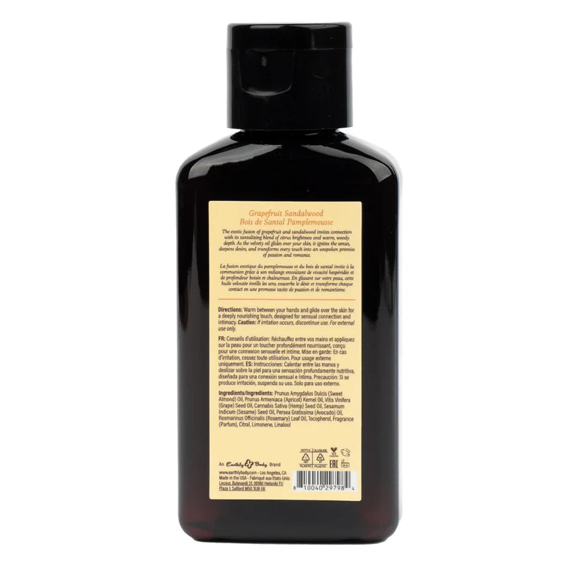 Earthly Body at Night Massage-Grapefruit Sandalwood 2oz
