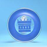 Castle Glass: 14" Premium (9mm Thick - Blue)