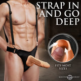 Master Series Magnum 9" Hollow Dildo Harness