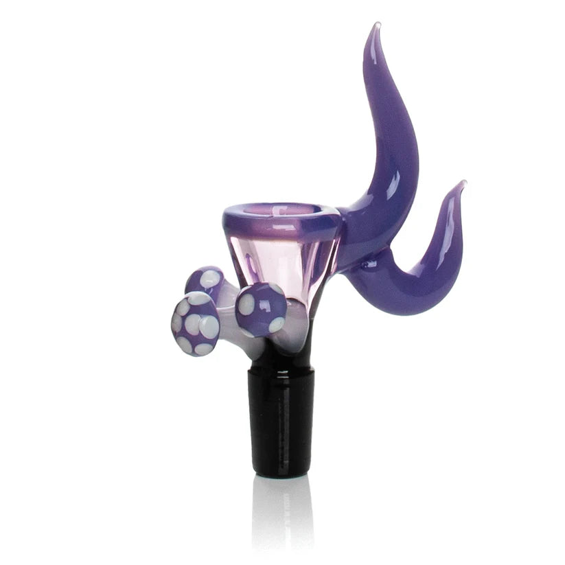 Red Eye Glass: Mushroom Cluster (14mm - Purple Slyme)